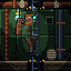 Ladder Shaft, a colonist climbing